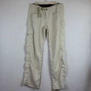 Prana Hiking  Pant Tan Ivory Size 8